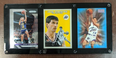JOHN STOCKTON 3 CARD PLAQUE UTAH JAZZ Cover