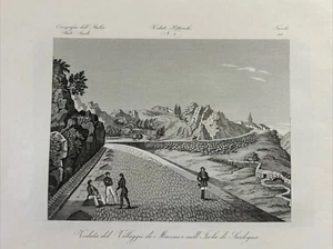 View Of The Village Of Macomer In The Island Of Sardinia. Nuoro - Picture 1 of 9