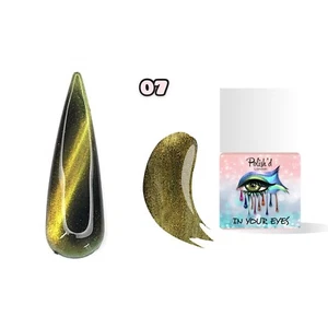 Gel nail polish magnetic Polish’d London 10 Ml Colour 7 Glitter Cats Eyes Gel - Picture 1 of 6