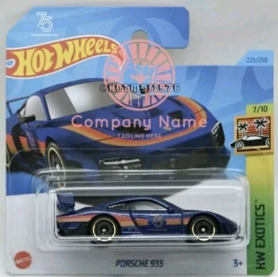 Hot Wheels Porsche 935 - HW EXOTICS n°7/10 - 2023 - 75 ans de Porsche - - Photo 1/4