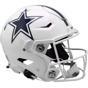 Dallas Cowboys White Alternate Riddell SpeedFlex Authentic Football Helmet - Picture 1 of 4