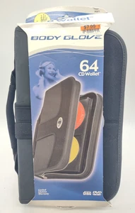 Body Glove CD DVD Tragetasche Brieftasche für 64 Discs schwarz Fellowes 2002 - Bild 1 von 6