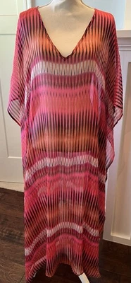 ECHO ATLANTIS PARADISE ISLAND WOMEN'S BEACH COVER-UP MULTICOLOR ONE SIZE - Image 1 of 4