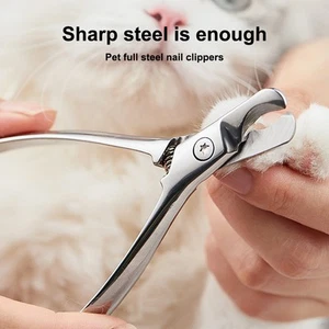Nail Clippers For Dogs and Cats, Stainless Steel Nail Clippers, Pet Suppl*G~ - Picture 1 of 8