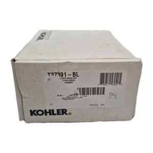 Kohler Pureflo Kit Assetto Scarico e Trabocco Bagno Nero Opaco K-T37391-BL - Foto 1 di 3