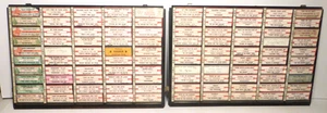 ROWE MODEL MM5 & MM6 JUKEBOXES: 2 METAL SONGBOARDS W/ 10 POP-OUT TITLE BOARDS - Picture 1 of 4