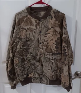 Vintage Sparten Realtree Camo Jacket Size Medium Full Button Up Made In U.S.A - Picture 1 of 2