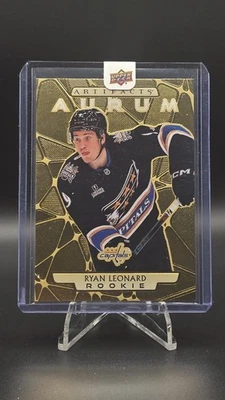 2025-26 Artifacts Ryan Leonard Rookie - Aurum Bounty - Capitals Only 15 Copies - Image 1 of 2