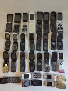 Gros Lot 29 téléphone Portable ancien À Clapet HS Hors Service À Réparer Pièce - Photo 1 sur 11