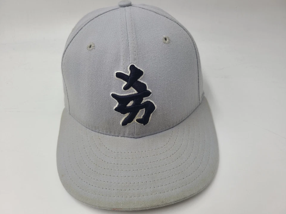 Vintage New York Yankees Kanji New Era 59Fifty Fitted 7 1/8 Hat Cap Wool Men MLB - Image 1 of 4