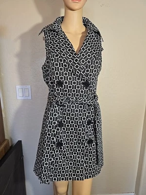 Vestido Vertigo Paris Damas Sin Mangas Con Cinturón Sin Etiqueta Talla Ver Medidas  Foto 1 de 4