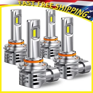 OXILAM 9006 9005 LED Headlight Kit Super White 6500K 3000LM 4PCS Low Beam Bulbs - Picture 1 of 9
