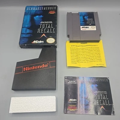 Total Recall (Nintendo Entertainment System, 1990) NES Complete With Manual CIB  - Image 1 of 4