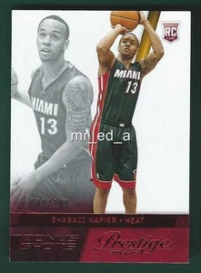 Shabazz Napier 9/199 Rookie Bonus Shots RED RC 2014-15 Prestige 181 Heat MINT - Picture 1 of 1