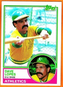 Tarjeta de béisbol Topps 1983 Davey Lopes (Oakland Athletics) - Imagen 1 de 1