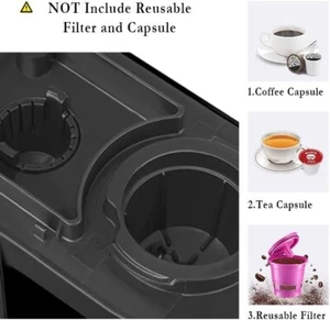 CHULUX Single Serve Coffee Maker for K Capsule and Ground Coffee, Single Cup - Picture 1 of 4