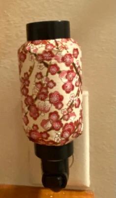 Lámpara de luz enchufable de pared Washi japonesa flor de ciruelo decoración del hogar ¡Regalos! Foto 1 de 3
