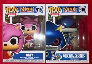 Juegos Funko Pop - Sonic the Hedgehog - Metal Sonic (#916) - Amy (#915, NUEVO) - Imagen 1 de 2