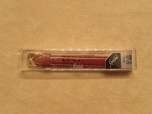 Nueva correa de reloj Speidel 14mm marrón cuero genuino piel de becerro deportiva - Imagen 1 de 3