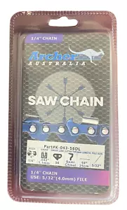 Cadena de motosierra Archer de 10"" 1/4"" - .043-56DL - Imagen 1 de 3