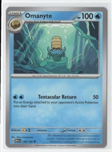 Pokemon Scarlet & Violet 151 - 138/165 Omanyte - Picture 1 of 1