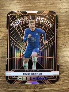 Panini Obsidian Tunnel Vision #4 2020-21 Timo Werner naranja troquelado 24/30 - Imagen 1 de 3