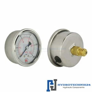 Manómetro glicerina ø63mm conexión trasera - 0 - 400 bar - Imagen 1 de 1