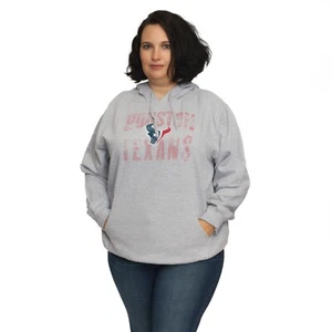 Houston Texans NFL Women's Plus Size Screen Print Hoodie 2X - Picture 1 of 2