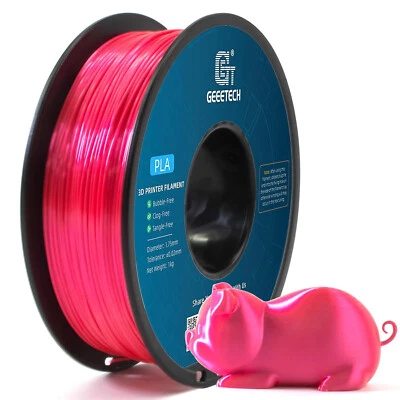 【Compre 5 Pague 3 (Añada 5】Filamento de impresora PLA3D seda/mate/madera Geeetech PLA 1,75 mm EE. UU. Foto 1 de 4