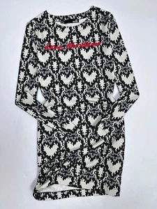 Love Moschino Bodycon Mini Dress Long Sleeve Heart Snake Print Size 6 US / 10 UK - Picture 1 of 12