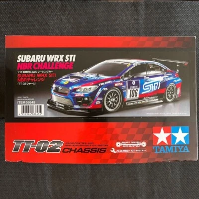 Tamiya 1/10 Electric RC Car Series No.645 SUBARU WRX STI NBR Challenge 58645 - Image 1 of 3
