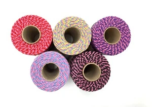 10m Length Pink Bakers Twine - 2 Tone / 3 Tone Eco Friendly Packaging String - Picture 1 of 6