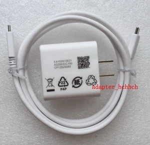 New Original OEM LG 65W Adapter&USB-C Cable for LG gram 16Z90RS-K.ADW8U1 Laptop@ - Picture 1 of 4