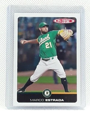 Marco Estrada 2019 Topps Total Baseball - #231 - Oakland Athletics - Image 1 of 2