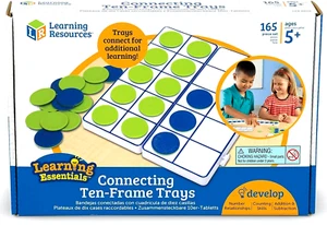 Recurso matemático de conexión de diez marcos para enseñar número para niños de escuela - Imagen 1 de 5