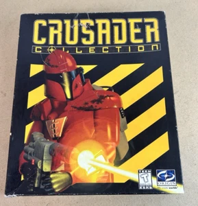 Pc cd-Rom Crusader collezione big box manuali no remose no rimpianti NTSC USA - Foto 1 di 18