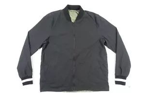 SOVEREIGN CODE OLIVE BKACK GREEN REVERSIBLE BOMBER LARGE JACKET MENS NWT - Picture 1 of 8