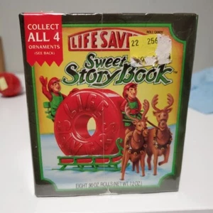 Life Savers Sweet Story Book Christmas Acrylic Red Ornament 1993 New And Sealed - Picture 1 of 8