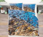 3D Undersea Fish ZHUA615 Bed Pillowcases Quilt Duvet Cover Set Queen King Amy