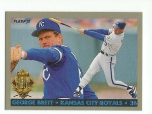 GEORGE BRETT 1993 Fleer Diamond Trbute Baseball card #2 Kansas City Royals NR MT