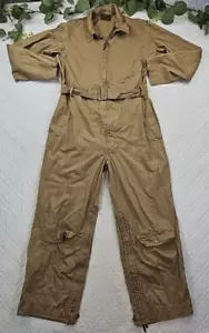 WW2 US Navy Aero M-426 A Summer Flight Suit Size 40S MFG Royal Airsuit Coverall - Picture 1 of 21
