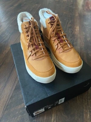 NEW Sorel x Calia Women's Canyon Gold/Bleached Ceramic ONA 503 Mid Cozy Size 7.5 - Image 1 of 2