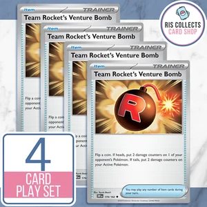 Team Rocket's Venture Bomb (SV 10 179/182) 4x Play Set - Destined Rivals NM/M - Picture 1 of 1
