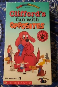 Clifford's Fun With Opposites "The Pet Show" (VHS, 1992) f.h.e - Scholastic - Picture 1 of 6