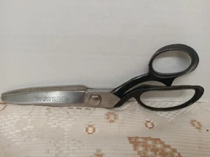 Vintage Wiss #20 Upholstery Inlaid Scissors Steel Forged 10" - Picture 1 of 7