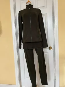 LULULEMON green 3-piece workout leisurewear outfit size 12 Define Jacket Nulu - Picture 1 of 15