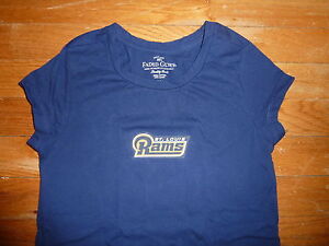NFL FAN Girls St. Louis Rams Short Sleeve Tops T-shirts Cute Size L (10-12)  NEW