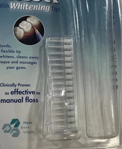 Waterpik Flosser Whitening Tips ONLY FLW-110 Replacement 15 Tips New/Sealed - Picture 1 of 3