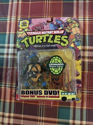 TMNT Teenage Mutant Ninja Turtles 25th Anniversary Leonardo w/DVD Sealed 2009 - Image 1 of 2