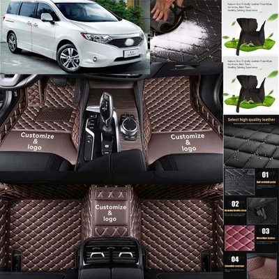 For Nissan Quest Car Floor Mats Custom Waterproof All Weather Cargo Liner Carpet - Изображение 1 из 4